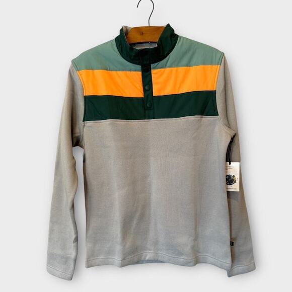 NWT Swannies Golf Foxx Fleece Pullover Size Medium - Picture 2 of 8